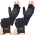 2 Pairs Copper Arthritis Gloves for Women, Compression Gloves for Men for Pain, Fingerless Hand Gloves for Carpal Tunnel, Crochet, Relieve Pain, S...