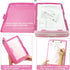 Clipboard with Storage, Side Open Nursing Clipboard Foldable Storage, Nurse Clipboards with Low Profile Clip, Waterproof Plastic Clipboards for Of...