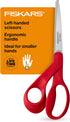 Fiskars Petite Left Handed Scissors, Crafting and Sewing Stainless Steel Scissors for Smaller Hands, Ergonomic Handle, Paper and Fabric Supplies f...