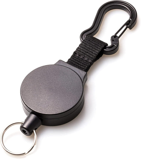 KEY-BAK MID6 Retractable Carabiner Keychain with 36" Retractable Cord, 6 oz. Retraction...