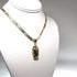 Gold Plated Virgin Mary Pendant Necklace Figaro 26" Virgen de Guadalupe Medalla Oro Laminado...