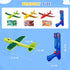 3 Pack Dino Airplane Launcher Toys, 2 Flight Modes Foam Glider Catapult Plane Toy for Boys, Outdoor Dinosaur Flying Toys Kids Birthday Gifts for B...