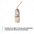 3M Fire Block Foam FB-Foam, Orange Color, Ready-to-Use, Foam-in-Place, 12 fl oz Can...