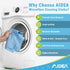 AIDEA Microfiber Cleaning Cloths-24PK, Soft Absorbent Cleaning Rags, Lint-Free Streak-Free Microfiber Cloth for House, Kitchen, Car, Window, Gifts...