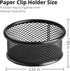 Paper Clip Holder, Paperclip Holders for Desk, Mesh Paper Clip Holder for Desk Binder Wire Mesh Bowls, Paper Clip Dispenser Organizer for Holding ...