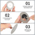 5Pcs 60mm Diamond Cutting Disc Cut Off Wheels with 5Pcs Mandrel 1/8'' Shank Stone Blade for Rotary Tool Drill Attachment Cutting Discs Polishing G...