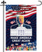 Trump Yard Sign, 45x30cm / 18x12 Feet 2024 Voted for Trump Flag Mpaign Signs Support Trump Decoration for Outdoor Lawn Garden Patio...