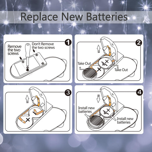 6 Pack Fairy Lights Battery Operated Mini String Lights with Timer 2PCS Remote 6.5ft 20LED Cool White Firefly Lights Waterproof Silver Wire Twinkl...