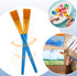 6Pcs Acrylic Paint Brushes Flat Paint Brushes for Acrylic Painting 1 inch Watercolor Acrylic Paint Brush Synthetic Nylon Oil Painting Brushes for ...