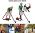Back-Saving Tool Handle Labor-Saving Ergonomic Shovel or Rake Handle Attachment,Universal Fit(Black)...