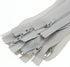 #3 Nylon Coil Zipper Gray Closed End Sewing Zippers Bulk for DIY Tailor Sewing Crafts,Bags,Purses(20 PCS/Pack,16 Inch) SHUNLI...