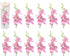 ARDUX (12 Pieces) Artificial Flowers for Floating Candles Mini Artificial Orchid Flower Vase Fillers for Wedding Dinning Table Party Home Bar Rest...