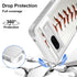 for Google Pixel 7, Baseball Sports White Pattern Shock-Absorption Hard PC and Inner Silicone Hybrid Dual Layer Armor Defender Case Protective Cov...