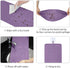 Ptlom Dog Food Mat Anti-Slip Dog Bowl Mats for Food and Water, High-Lips Waterproof Dog Feeding Mat Prevent Messy Spills to Floor, Silicone Pet Pl...
