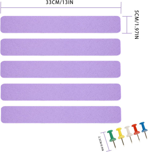 Bulletin Board Cork Board Cork Boards for Walls Cork Board for Office Pin Board Bulletin Boards for Walls (Light Purple)...