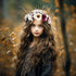 Vivivalue Floral Crown Girl Floral Headband Flower Headpiece Halo Wedding Party Photos...