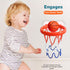 Bath Toys - Bathtub Basketball Hoop for Toddlers and Kids - Bathtub and Shower Toys with 4 Soft Balls, Mold Free and Strong Suction Cup, Fun Bath ...