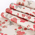 Moyishi Vintage Floral Flower Paper Peel & Stick Shelf Liner Dresser Drawer Sticker 17.7''x78.7'' (Red)...