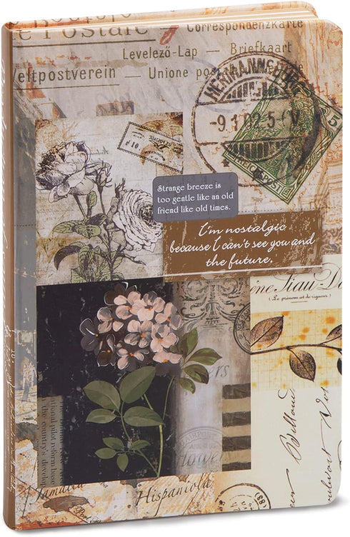 SallyFashion Vintage European Diary, Executive Notebook Hardcover Journal Retro Style Flower Theme for Women Girls Travel Office...