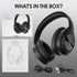 JH-923 Wireless Headphones Over Ear, 65H Playtime, 3EQ Sound Modes, Hi-Res Audio with Deep Bass Microphone,Foldable Lightweight Bluetooth Headphon...