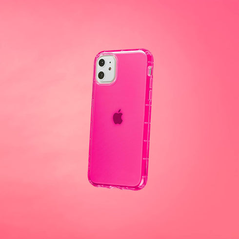 SteepLab Neon Highlighter Case for iPhone 11 (2019, 6.1" Screen) - The Grippy Jelly Case w/Protective Air Pockets (Paramount Hot Pink)...