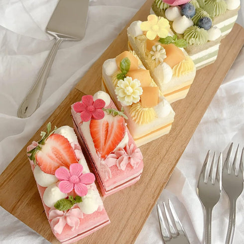 Flower Fondant Molds Cherry Blossom Cake Decorating Silicone Mold For Cake Decorating Cupcake Topper Candy Chocolate Gum Paste Polymer Clay Set Of...