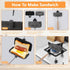 4w1h Sandwich Maker, Double-Sided Sandwich Baking Pan with Removable Handle, Non Stick Breakfast Sandwich Maker Grill Pan for Breakfast Pancakes, ...