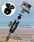 BRCOVAN Aluminum Alloy 1'' Ball Adapter with 1/4"-20 Threaded Stud for Action Camera & Camcorder Compatible with RAM Mounts B Size Double Socket A...