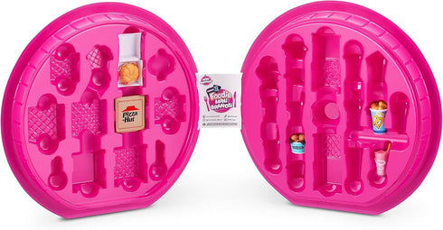 Mini Brands Foodie Series 2 Collector's Case by ZURU Real Miniature Fast Food Brands Collectible Toy, 5 Mystery Brands for Girls, Teens, Adults, C...