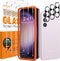 3 Pack Screen Protector for Samsung Galaxy S23 FE + 3 Pack Camera Lens Protector, Ultra HD Tempered Glass, 9H Hardness, Anti Scratch, Easy Install...