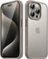 JETech Matte Case for iPhone 15 Pro 6.1-Inch, Shockproof Military Grade Drop Protection, Frosted Translucent Back Phone Cover, Anti-Fingerprint (N...