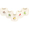 Touched by Nature Unisex Baby Organic Cotton Bibs, Taco, One Size...