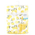 Hudson Baby Unisex Baby Plush Blanket with Furry Binding and Back, Lemon, One Size...
