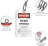 40 Lockout Tagout Tags, with 40 Zip Ties, Anti Static, Do Not Operate Tags, OSHA Compliant, Lockout Tags, Loto Tags, Tear Resistant & Weatherproof...