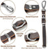 Leather Short Dog Leash,Adjustable Length Dog Leads,Extra Thick Genuine and Heavy-Duty Hardware Handmade Assembled with Extension Function Strong ...