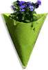 Pack of 6 Green Triangle Felt Wall Hanging Planters - 10" x 12" - Versatile & Eco-Friendly Wall, Vertical, and Hanging Planters for Outdoor & Indo...