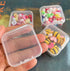 40 Pack 4.5 cm Small Plastic Containers with Lids,Clear Plastic Beads Storage Containers Box for Small Items and Craft Projects...