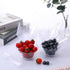 12 Pcs Plastic Clear Serving Bowls with Kitchen Plastic Scoops Salad Serving Bowls Popcorn Scoops Angled Candy Bowl for Salad Cooking Parties, 210...