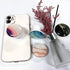Clear Crystal Glitter Expandible Collapsible Moblile Phone Grip Stand Holder for Smartphones and Tablets Cell Phone Accessory (Aqua Blue Rose Gold...