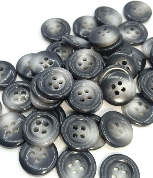 Ecru, Brown and Grey Watercolour Buttons - Horn Buttons for Shirts, Jackets, Americans and Coats - Sewing Accessory - Made and Shipped from Spain ...