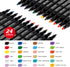 ZEYAR Permanent Markers Fabric Art Pens, Great on Bags, Shoes, T-shirts & Other Fabric Paint Materials - Child Safe & Non-Toxic For Washable Art a...