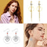 520Pcs Earring Hoops for Jewelry Making,with 120Pcs Round Beading Hoops Earring Findings Hoop Earrings and 200Pcs Earring Hooks,200Pcs Earring Bac...