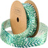 Laribbons Wired Edge Ribbon, 1”x10 Yard Tropical Ribbon, Summer Printed Palm Leaf Ribbon for Baby Shower, Farmhouse Party, DIY Craft, Wreath Bows...