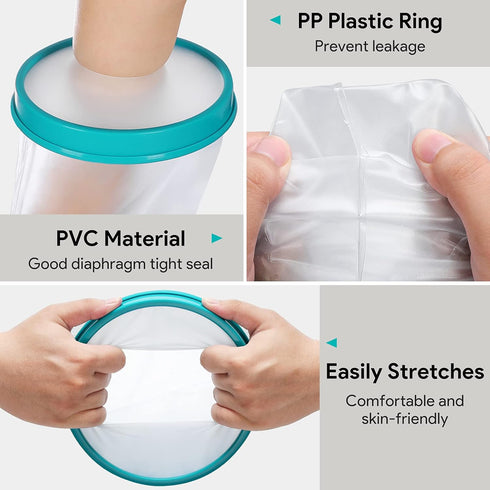 Cast Cover for Shower Arm Adult, Waterproof Cast Cover Full Arm Cast Protector for Shower Bath, Arm Cast and Bandage Cover for Broken Hands, Wrist...