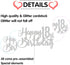 Silver Glitter Happy 18th Birthday Cake Topper - 18th Birthday Cake Topper, 18th Birthday Party Decoration...