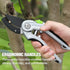 WORKPRO Garden Anvil Pruning Shears, 8" Garden Pruning Scissors Heavy Duty with Ergonomically Design Handle, Labor-Saving Garden Clippers Hand Too...