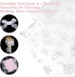 Artibetter Christmas Snowflake Tulle Roll Glittering Organza Gauze Ribbon 15cm 10Yards (White)...