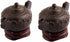 SUNYIK Teapot Statue Carved Figurine Decor Home Guardian Pack of 2...