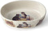 PetRageous 17006 Pet Derby Stoneware Dishwasher Safe Oval Cat Bowl 6.5-Inch Long 4-Inch Wide 2-Inch Tall Cats, 2-Cup Capacity, Off-White...