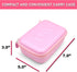 CASEMATIX Camera Travel Case Compatible with PROGRACE, Ourlife, Dragon Touch and More Waterproof Toy Camera Video Recorders - Pink Case for Toy Ac...